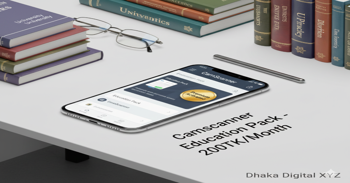 Camscanner Education pack 1 Month Premium for students in Bangladesh