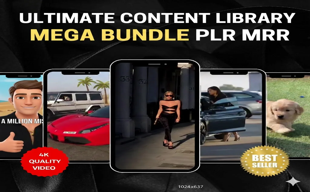 Ultimate Content Library Mega Bundle PLR MRR