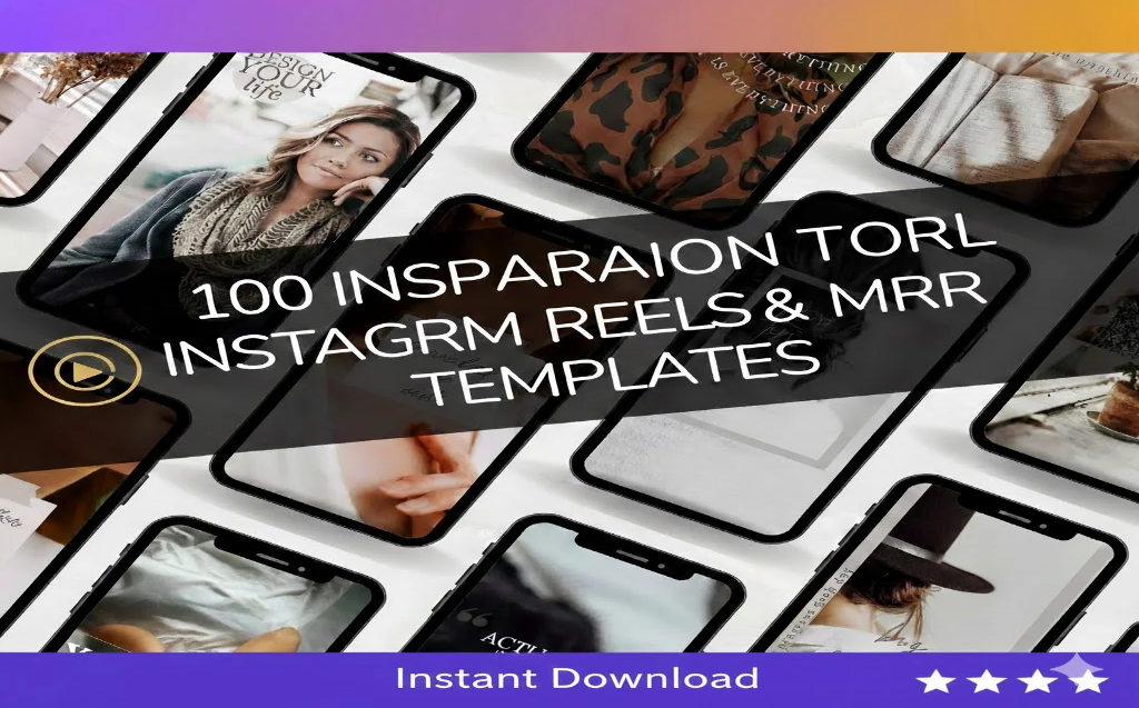 100 Inspirational Instagram Reels & MRR PLR Templates