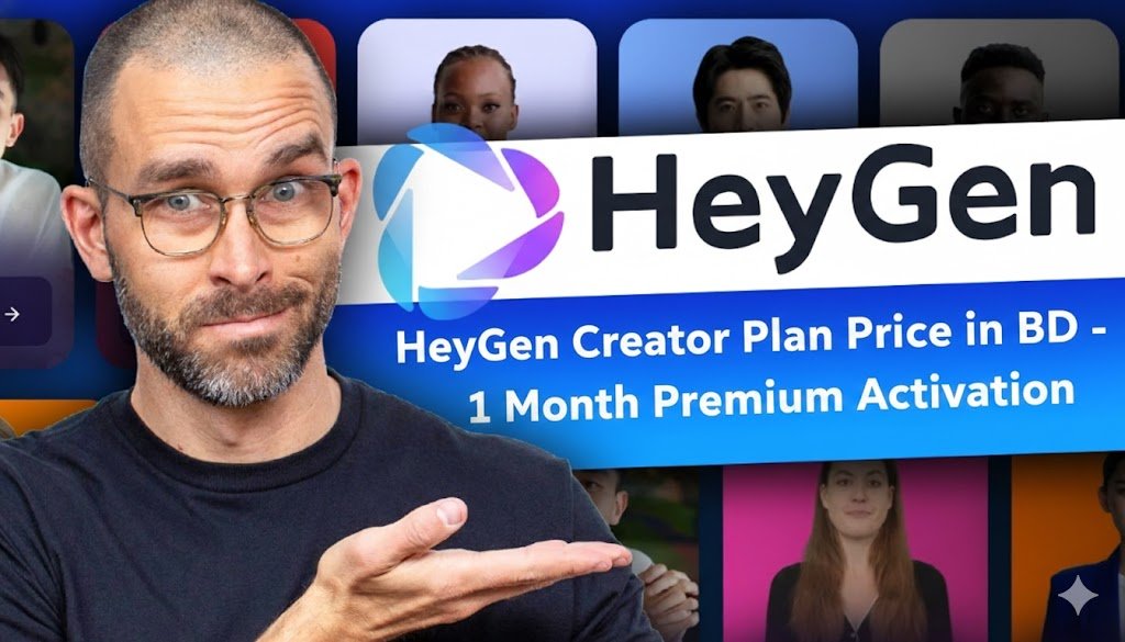 HeyGen Creator Plan Price in BD - 1 Month Premium Activation