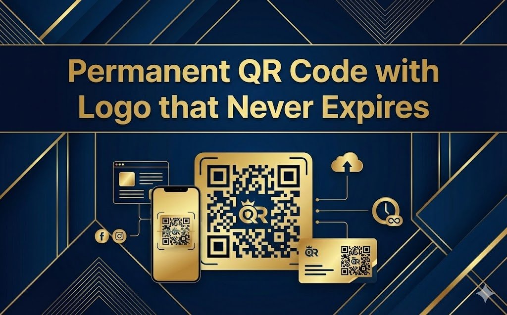 permanent QR code with logo that never expires