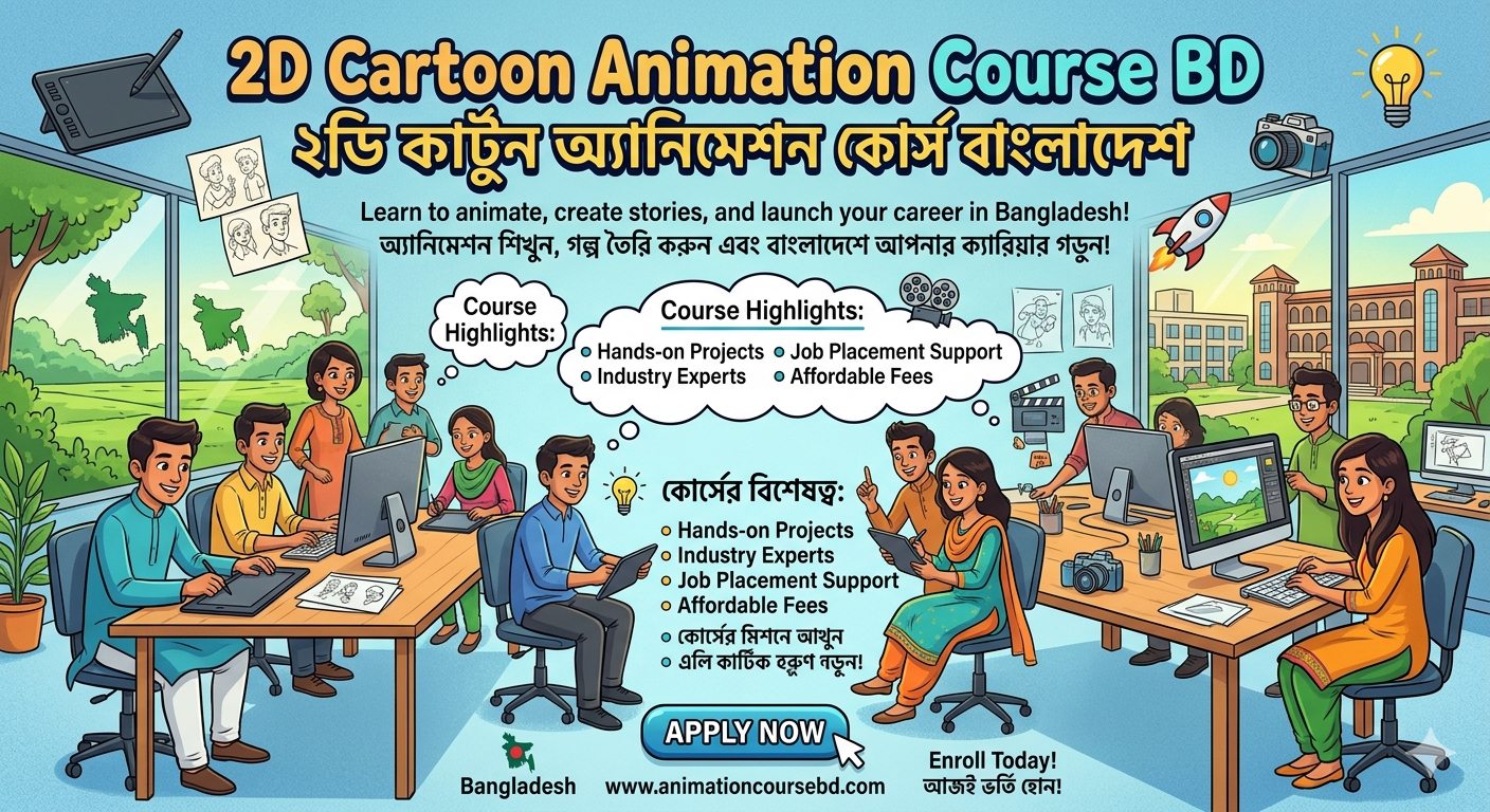 2D Cartoon Animation Course BD