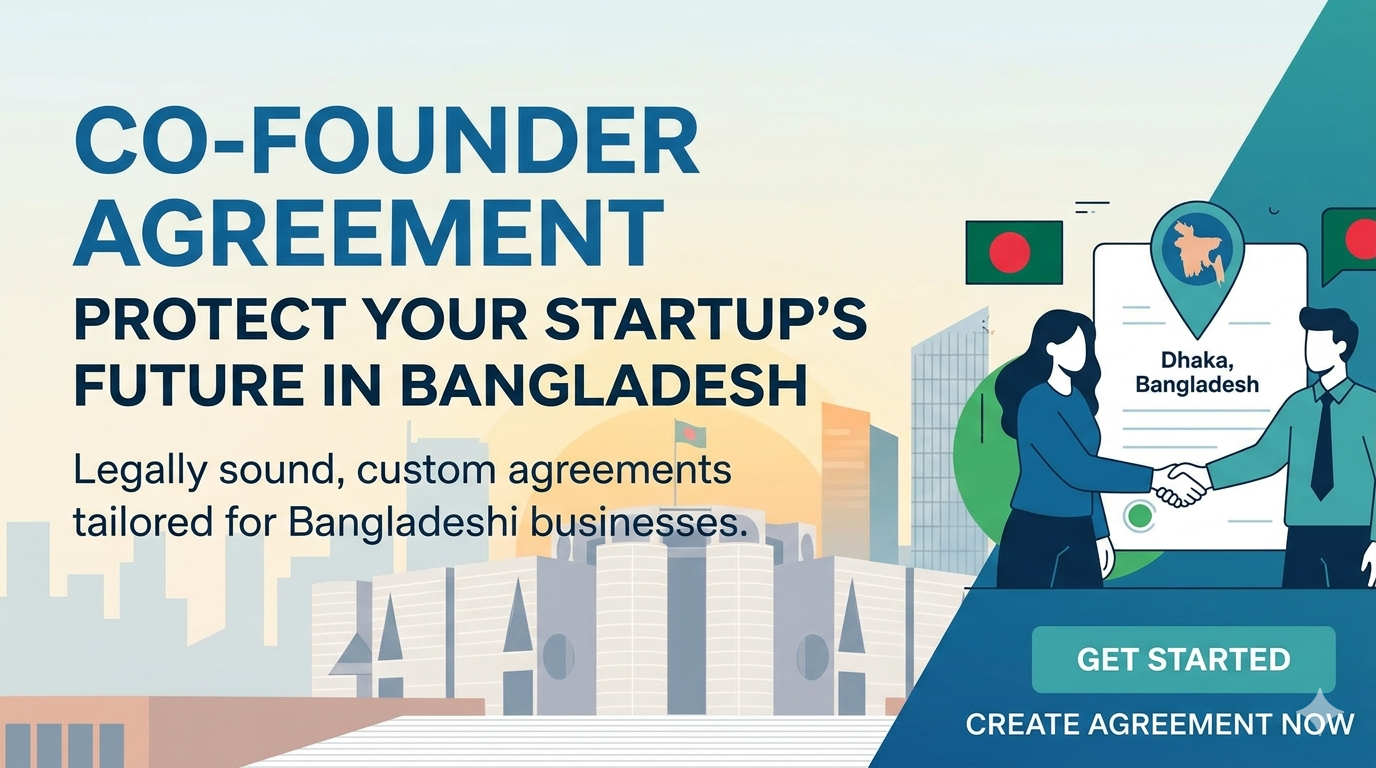 Co-Founder Agreement Dhaka In Bangladesh