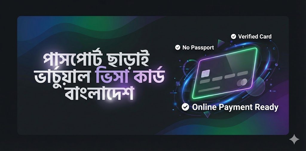 পাসপোর্ট ছাড়াই ভার্চুয়াল ভিসা কার্ড বাংলাদেশ